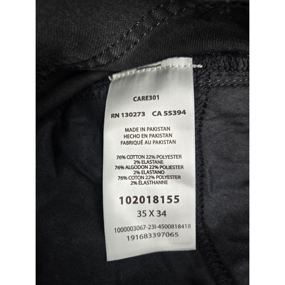 LEE EXTREME MOTION MVP Jeans Mens 35x34 Vintage Black Stretch Regular Straight - Picture 5 of 13